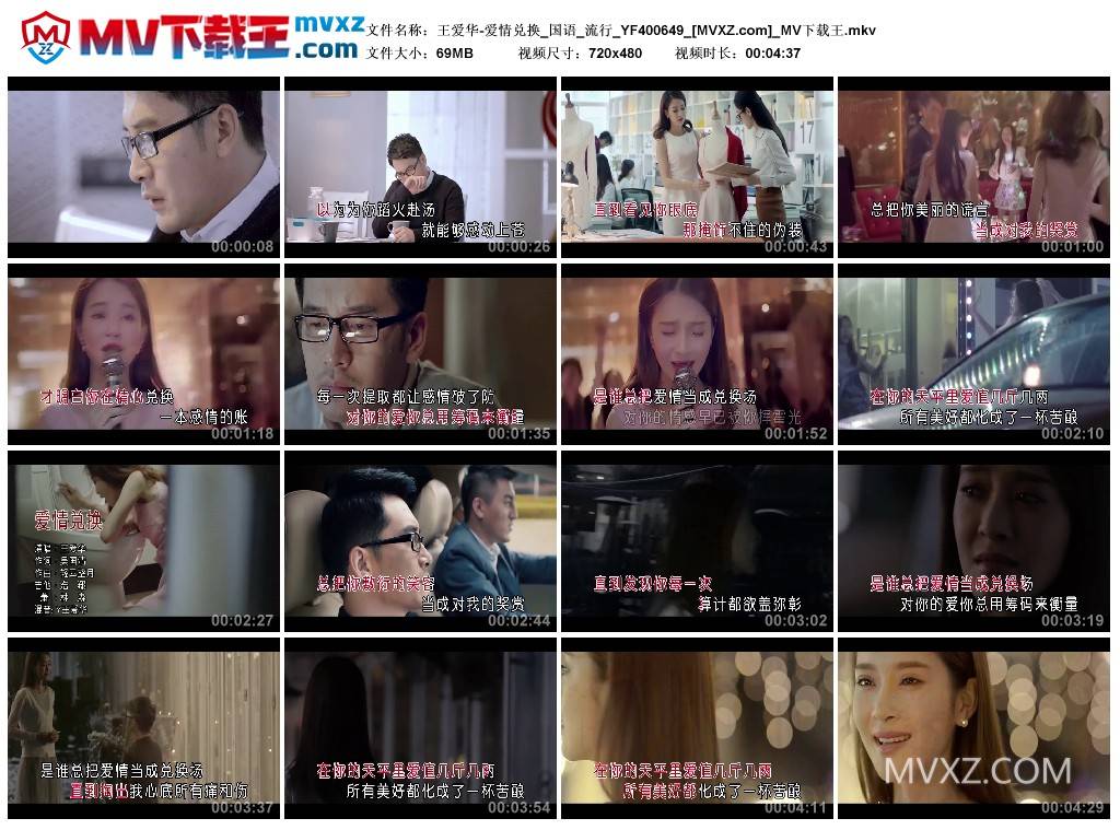 王爱华-爱情兑换_国语_流行_YF400649